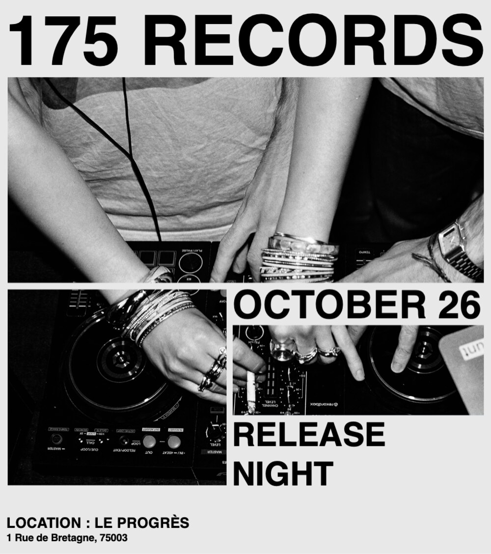 175 Records Release Night poster